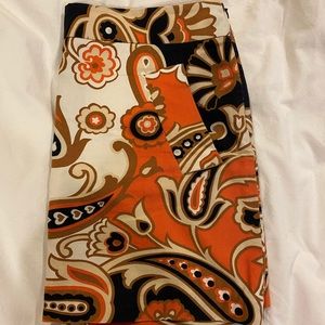 JCrew patterned skirt, size 8